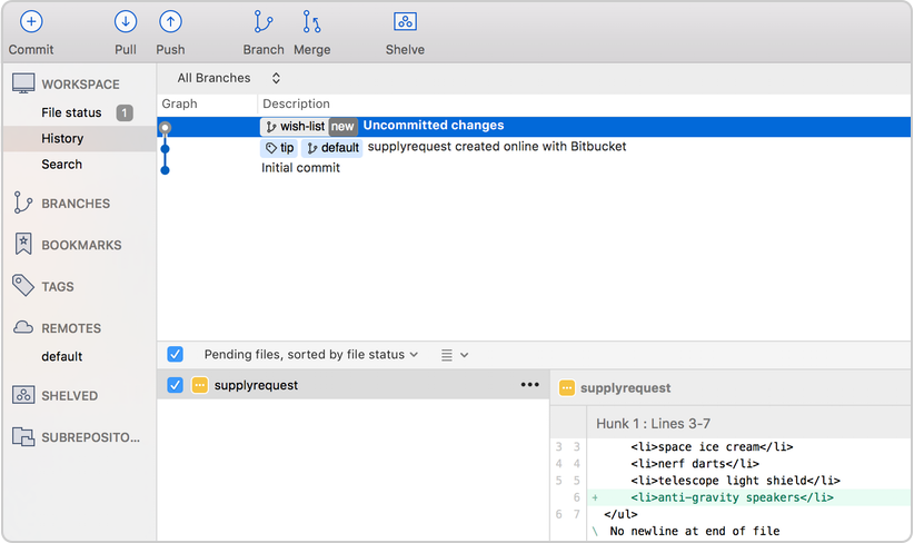 sourcetree for mac using diffmerge